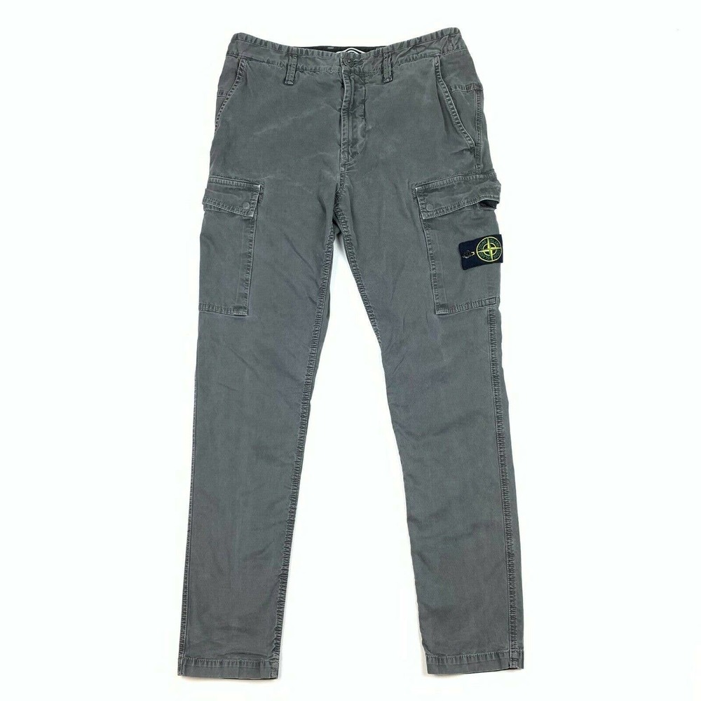 Stone Island Type SL Gray Cargo Pants Size 30 x 31 Streetwear Designer